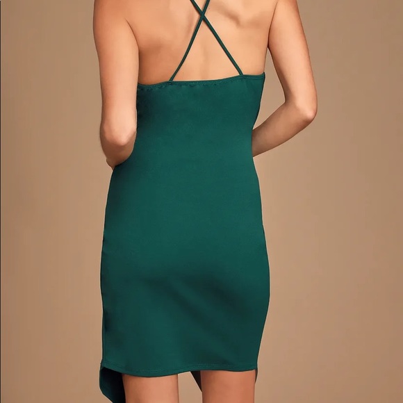 Lulu’s Green Bodycon Mini Dress - Picture 3 of 5